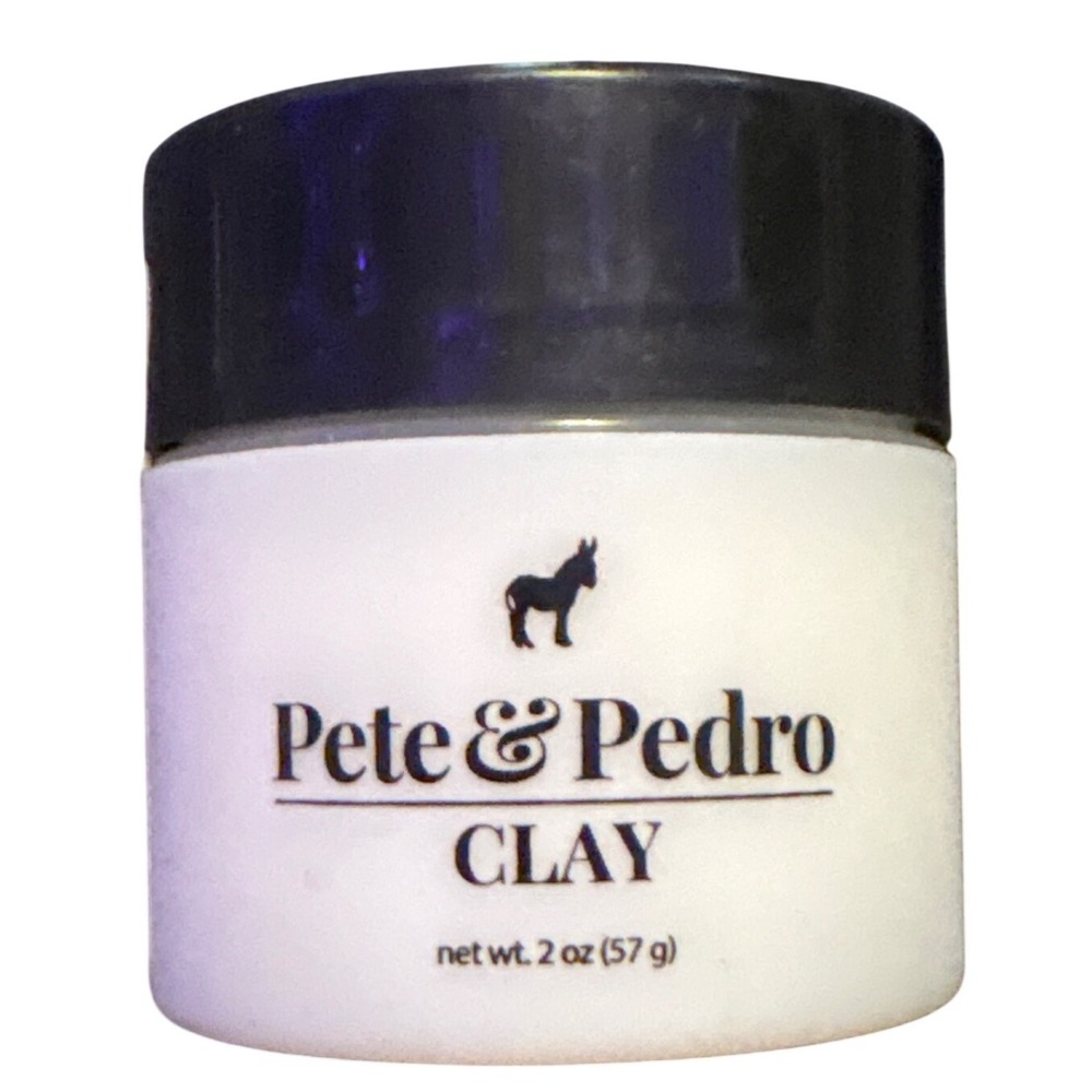 NEW Pete & Pedro Clay Medium Hold Matte Finish Hair Styling Clay 2 oz